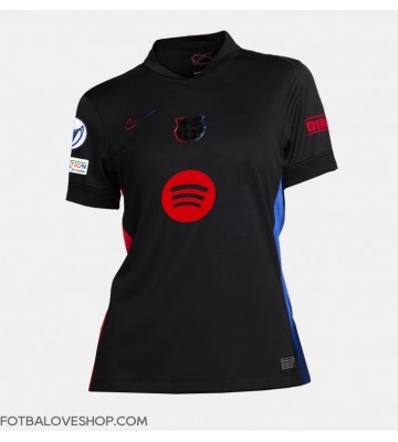 Barcelona Dámské Venkovní Dres 2024-25 Krátký Rukáv